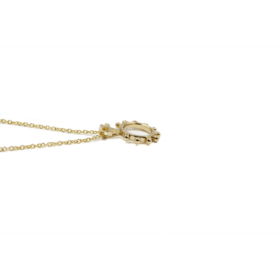 Rosary Ring - Yellow Gold